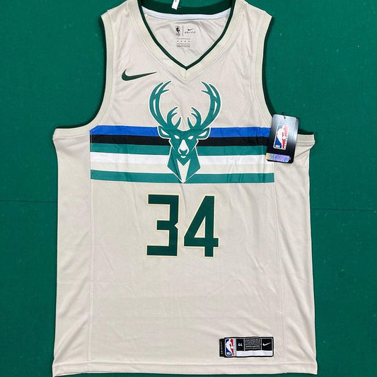 GIANNIS ANTETOKOUNMPO MILWAUKEE BUCKS 2022-23 CITY EDITION JERSEY