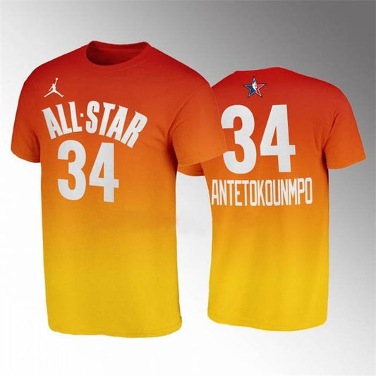 Nike Giannis Antetokounmpo 2023 Nba All-star Game Name & Number T