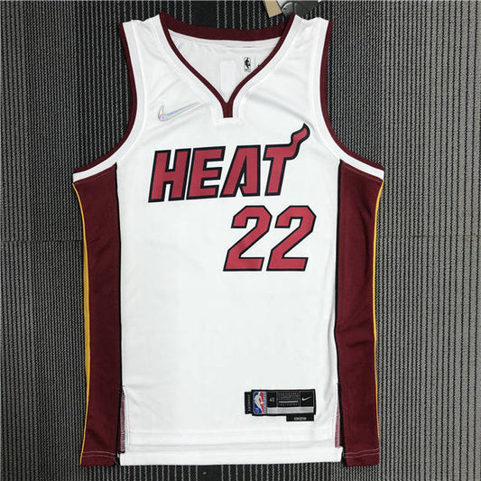 2023/24 Miami Heat BUTLER #22 White NBA Jerseys