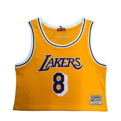 Los Angeles Lakers S/S Crop Tee, S