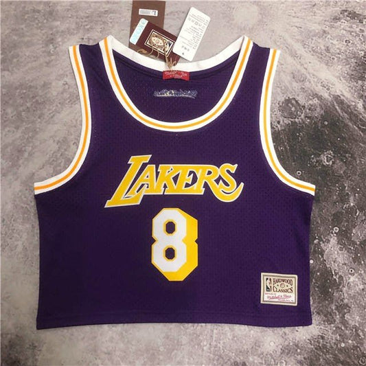 KOBE BRYANT LOS ANGELES LAKERS WOMEN'S CROP TOP THROWBACK JERSEY - Prime  Reps