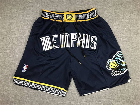 Nike Navy Memphis Grizzlies On-court Practice Warmup Performance Shorts