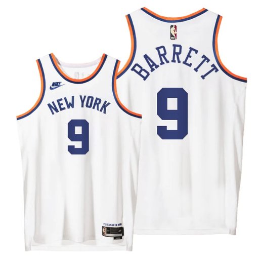 RJ Barrett - New York Knicks - Game-Worn City Edition Jersey