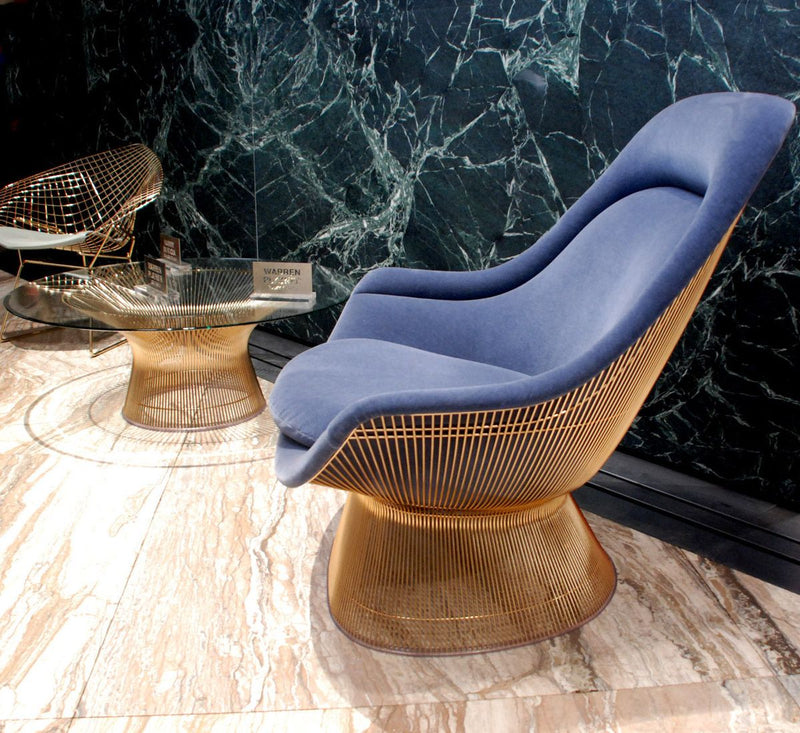 platner chair gold