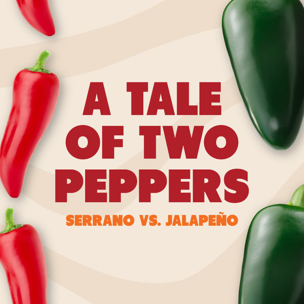 What are the differences between serrano vs jalapeño peppers?