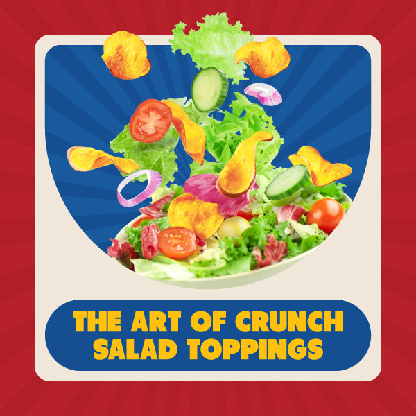 The are of Crunchy Salad Toppings