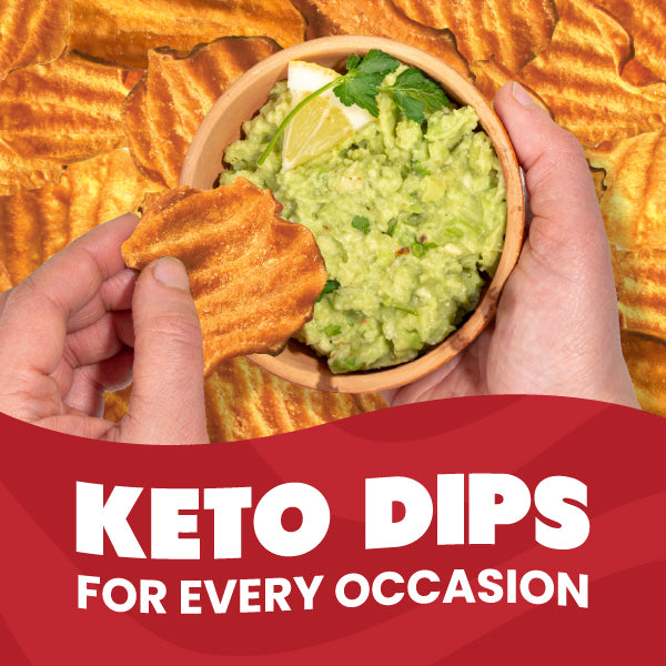 wavy chips with keto dips for every occasion