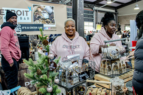 Detroit Cocoa Bar at All Things Detroit Holiday Shopping Experience & Food Truck Rally