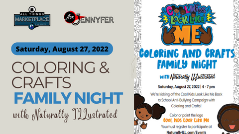 Natually ILLustrated Coloring and Crafts Night