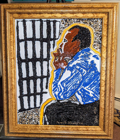 Martin Luther King, Jr. painting by Detroit artist Dawud Shabazz