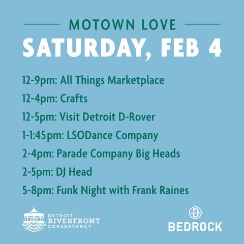 Motown Love at Valade Park in Detroit, Michigan 