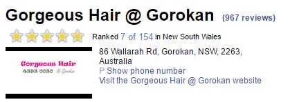 Gorgeous Hair At Gorokan reveiew 5 out of 5