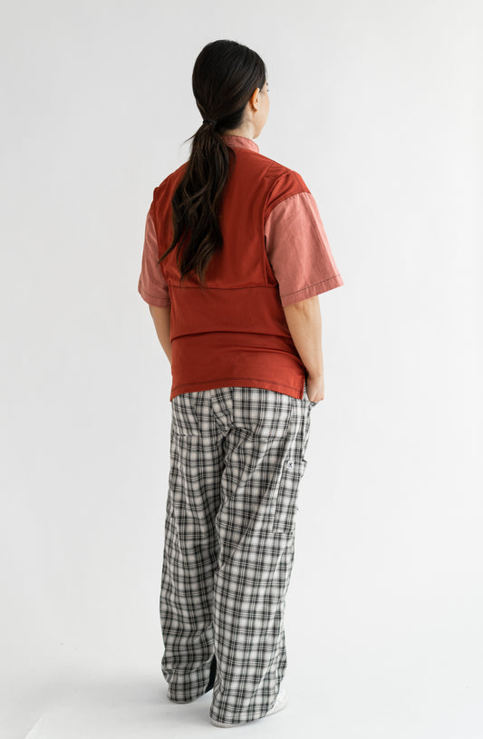 Men's Utility Chef Pants - Checkered