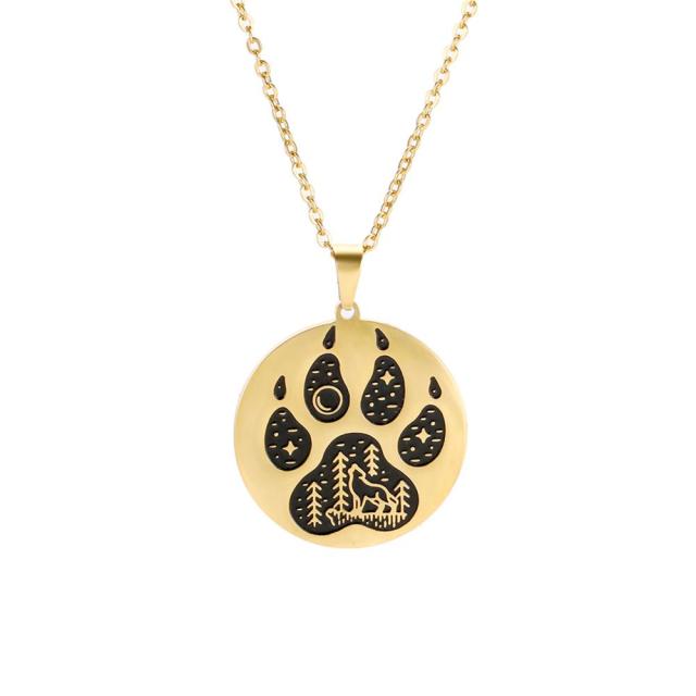 Paw Claw Pendant Necklace