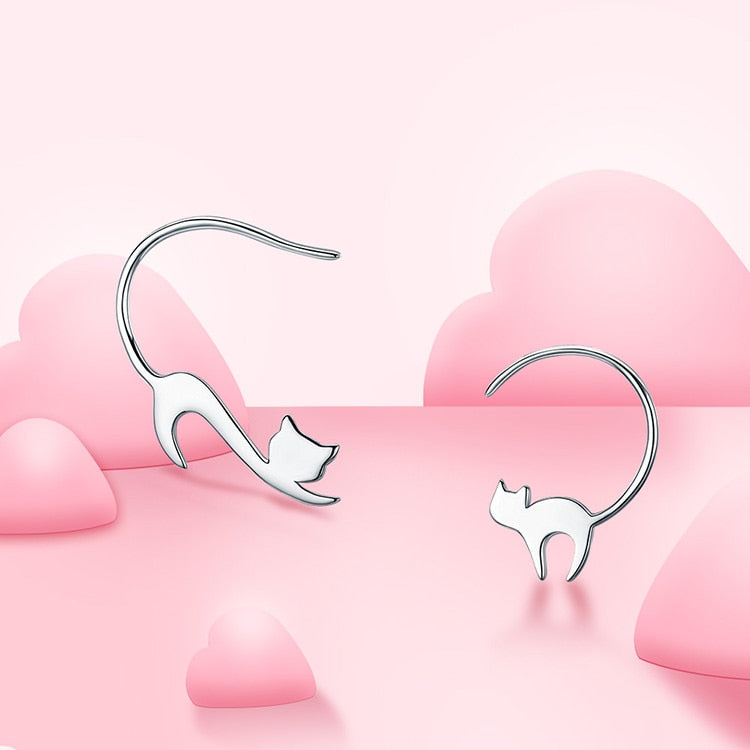 Cat Drop Earrings