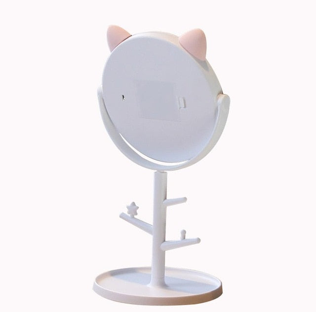 LED Vanity Cat Mirror