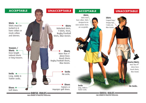 golf dress code