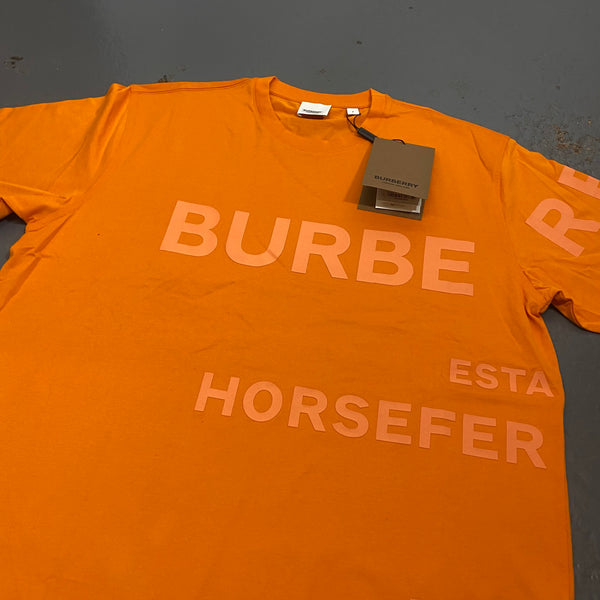 orange burberry t shirt