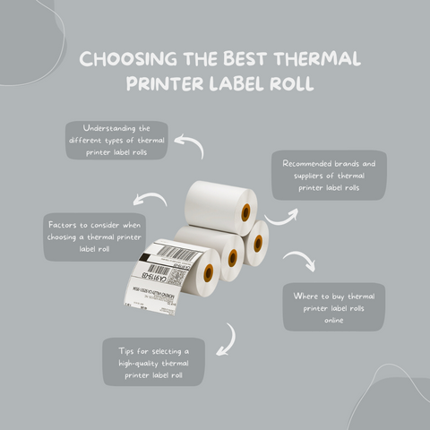 Choosing the Best Thermal Printer Label Roll