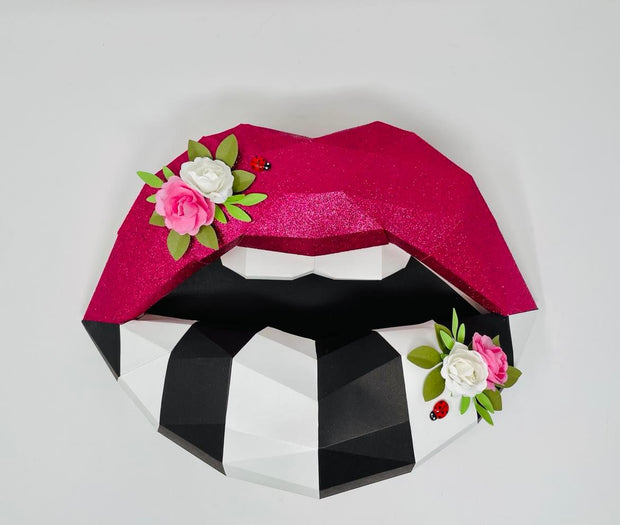 Kate Spade inspired paper lips Wall Art for Home Office or Salon | Fas –  Pucker Up Lips and Accessories