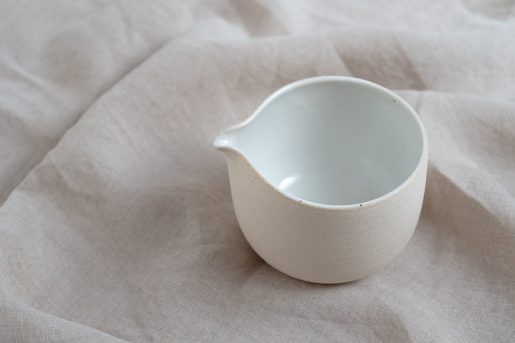 Little Match Studio Matcha Bowl Handmade Cream