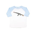 Children's Gun Shirt, Gun Flag, Kid's 2nd Amendment Shirt, Patriotic Youth Shirt, Kid's 4th Of July Shirt, Patriotic Toddler Shirt, USA Tee - Chase Me Tees LLC