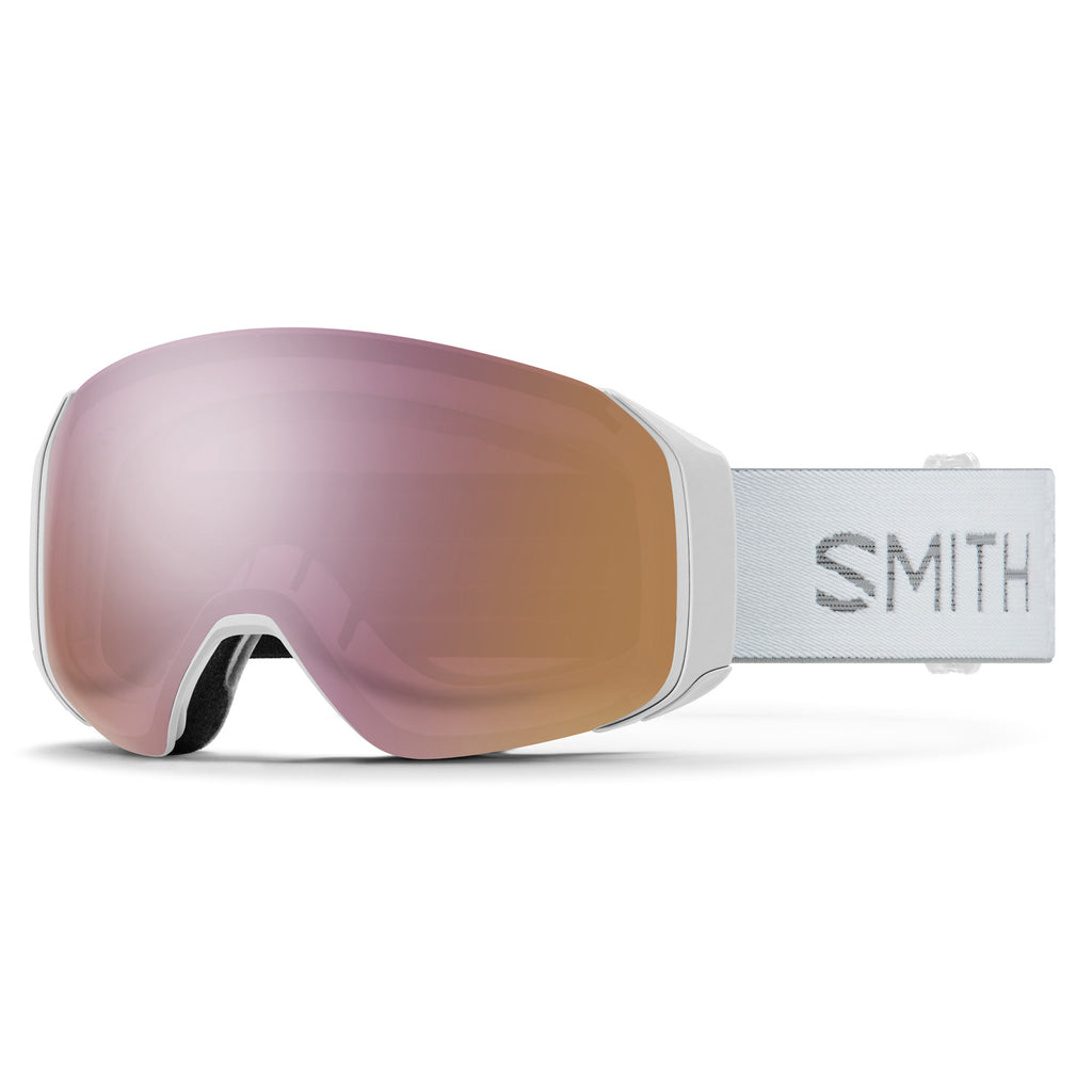 Smith 4D MAG Low Bridge Fit Goggles White Vapor/ChromaPop 