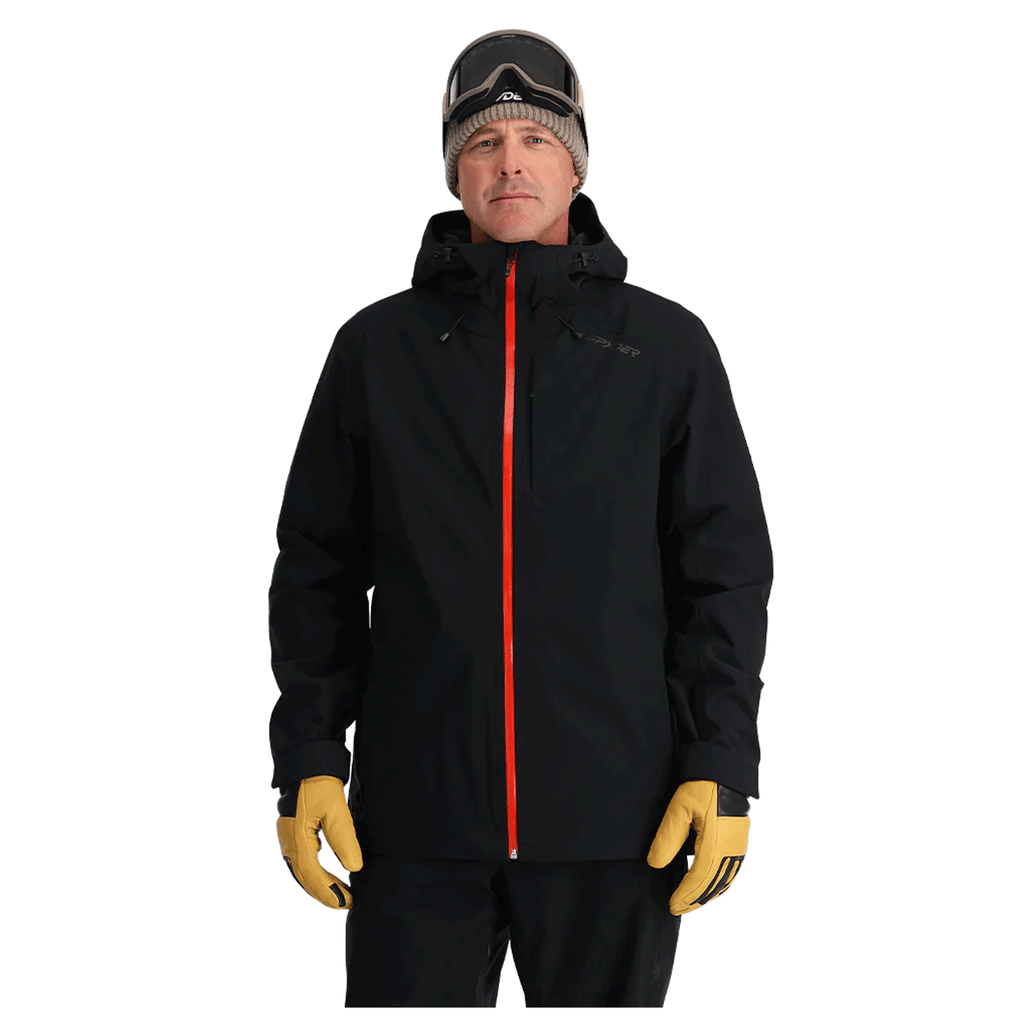 Spyder Men's Leader Jacket 2024 Black – Comor - Go Play Outside