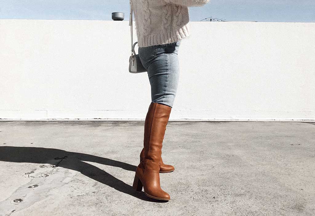 Cute Winter Outfits with Knee High Boots