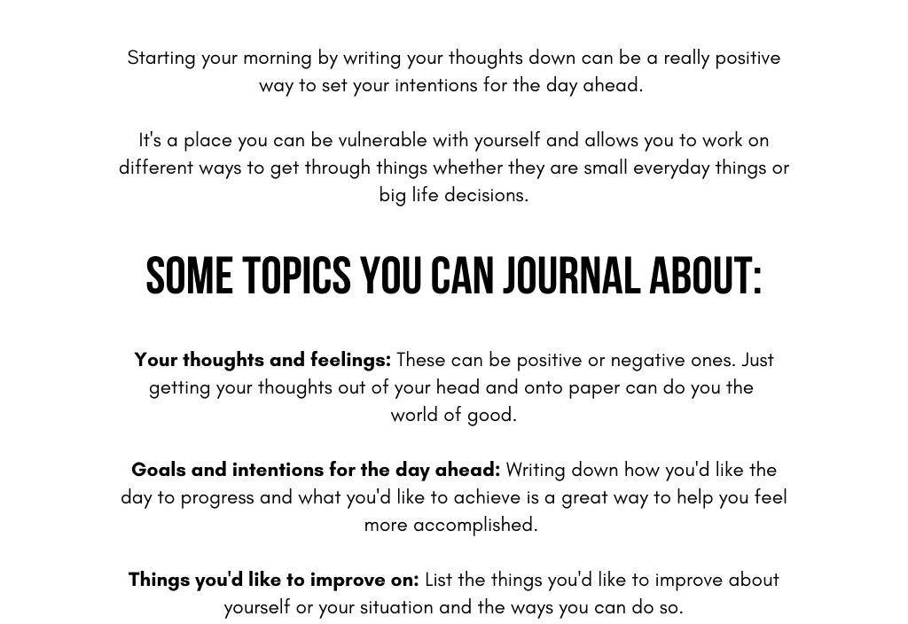 How To Keep A Journal
