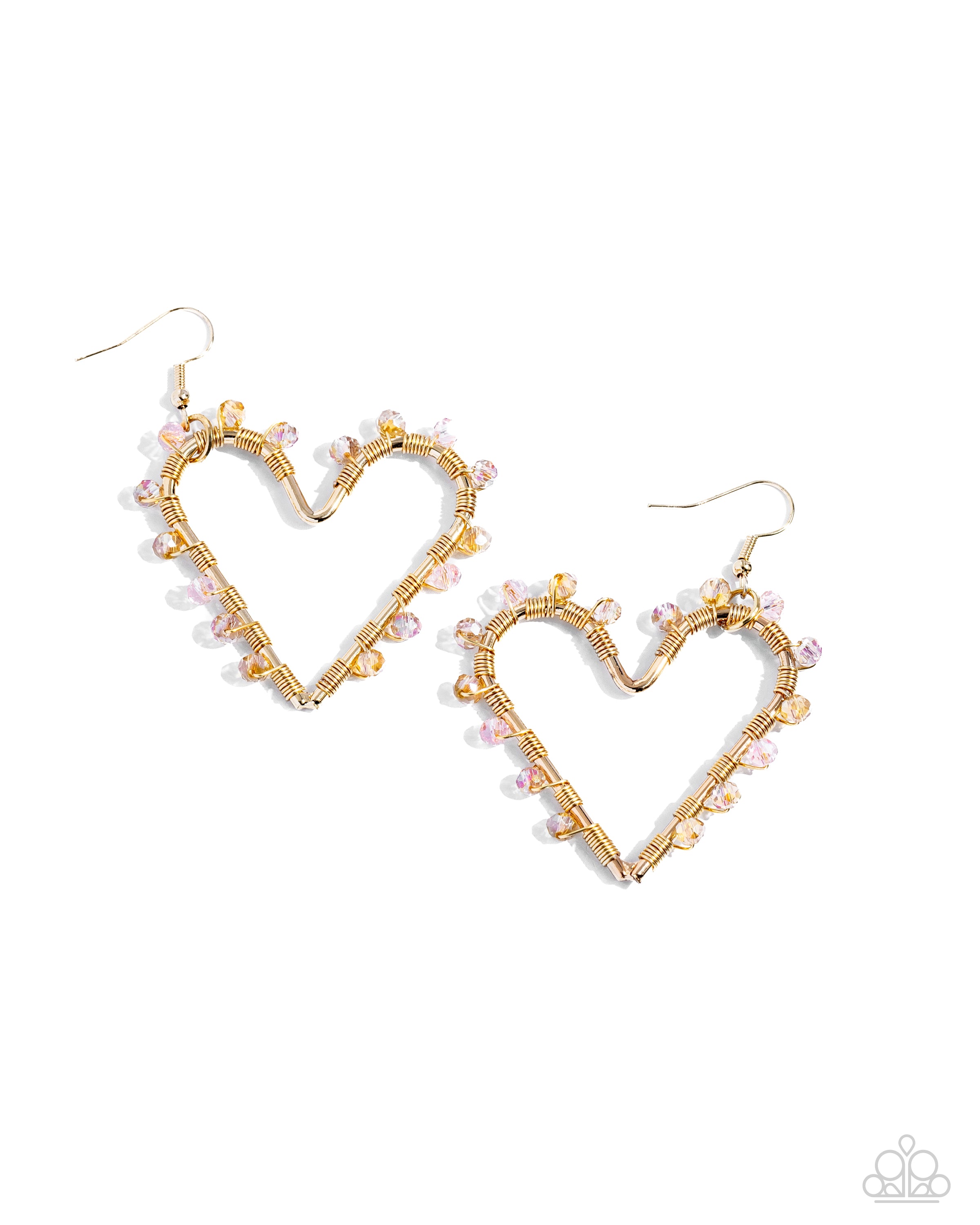 HEART of Your World - Gold Paparazzi Accessories