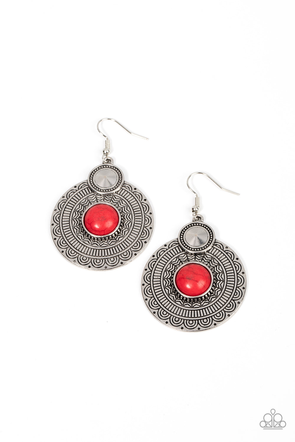Terra Throwdown - Red Paparazzi Accessories
