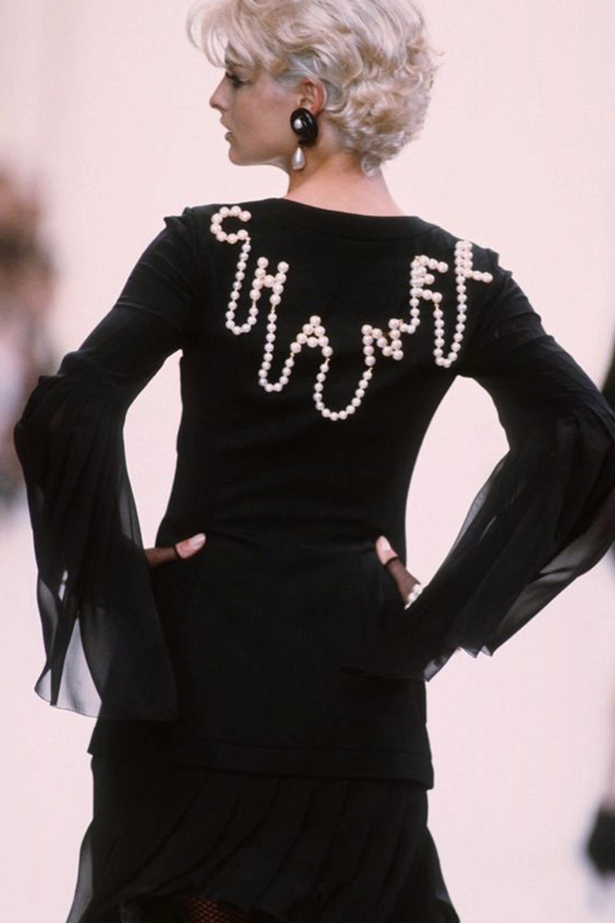 Linda Evangelista on the Chanel autumn/winter 1991–1992 catwalk. Photograph: Chanel
