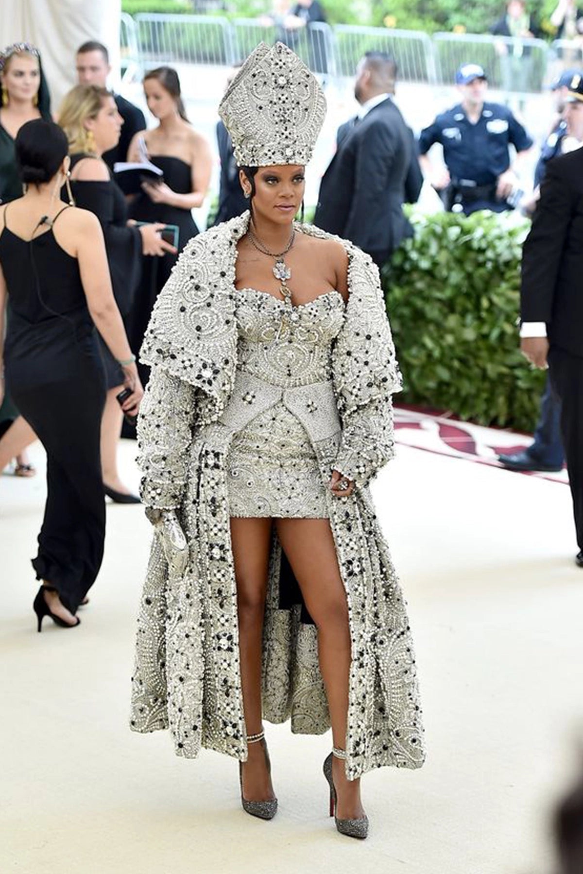 Rihanna in All Her Holy Glory at the Met Gala 2018