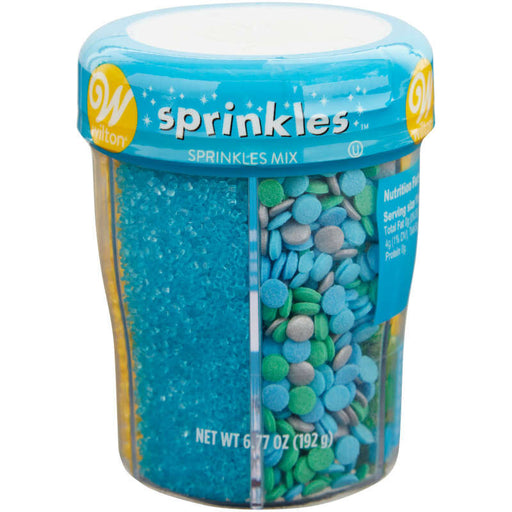 Wilton - Gel paillettes alimentaire bleu clair - 100 gr - Univers Cake