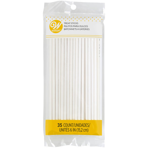 Wilton White Lollipop Sticks, 6-Inch