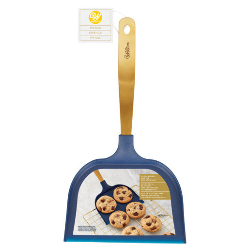 Wilton Navy & Gold Nesting Measuring Cups with Snap-On Ring, 4-Count