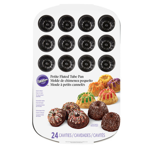 Wilton Excelle Elite Mini Fluted Bundt Pan-6 Cavity 4X1.75 - 20796021