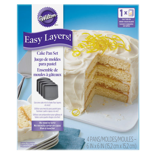 Wilton Easy Layers, 2 Piece Sheet Cake Pan Set, 9 X 13, 2105-5747