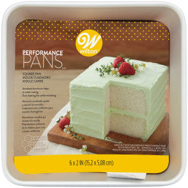 Webake 10x10 Inches Steel Square Cake Baking Pan