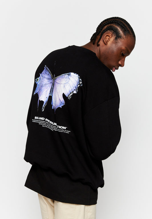 Butterfly T-Shirt Black – OGGI