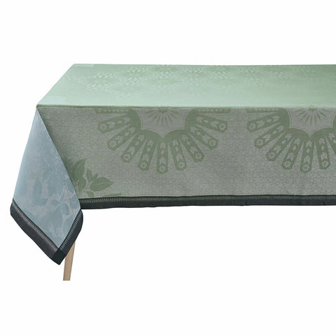 Le Jacquard Français, Jardin d’Orient Tablecloth - Green