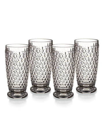 Villeroy & Boch, Set of 4 Boston Highball Glasses - Clear