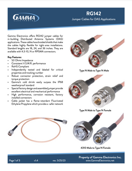 RG142 Coaxial Cables