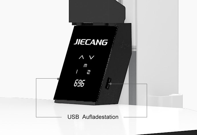 Der höchverstellbare Laptop-Ständer verfügt über 2 USB Aufladestation und entspricht Ihrem Bedarf der Aufladen. Gleichzeit ist es nützlich für Desktop Organizer und Platzsparend, KEINE überfüllten Kabel mehr, KEINE Ladegeräte, alles an einem Ort.