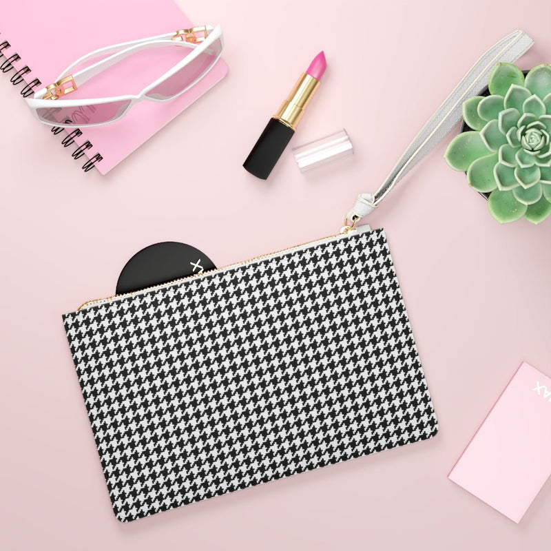 Houndstooth Wristlet Clutch Bag - The Kindness Cause