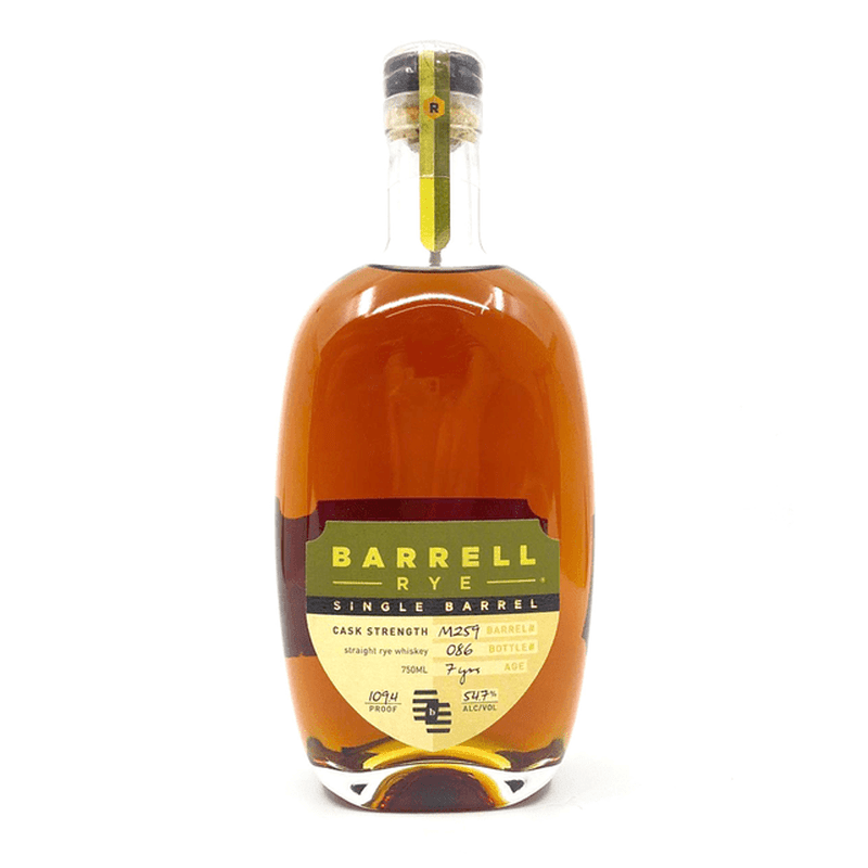 Barrell 7 Year Old Single Barrel Rye LVS Selection 109.4 Proof - LoveScotch.com