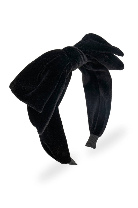 VELVET PUFF BOW CLIP – KNOT Hairbands