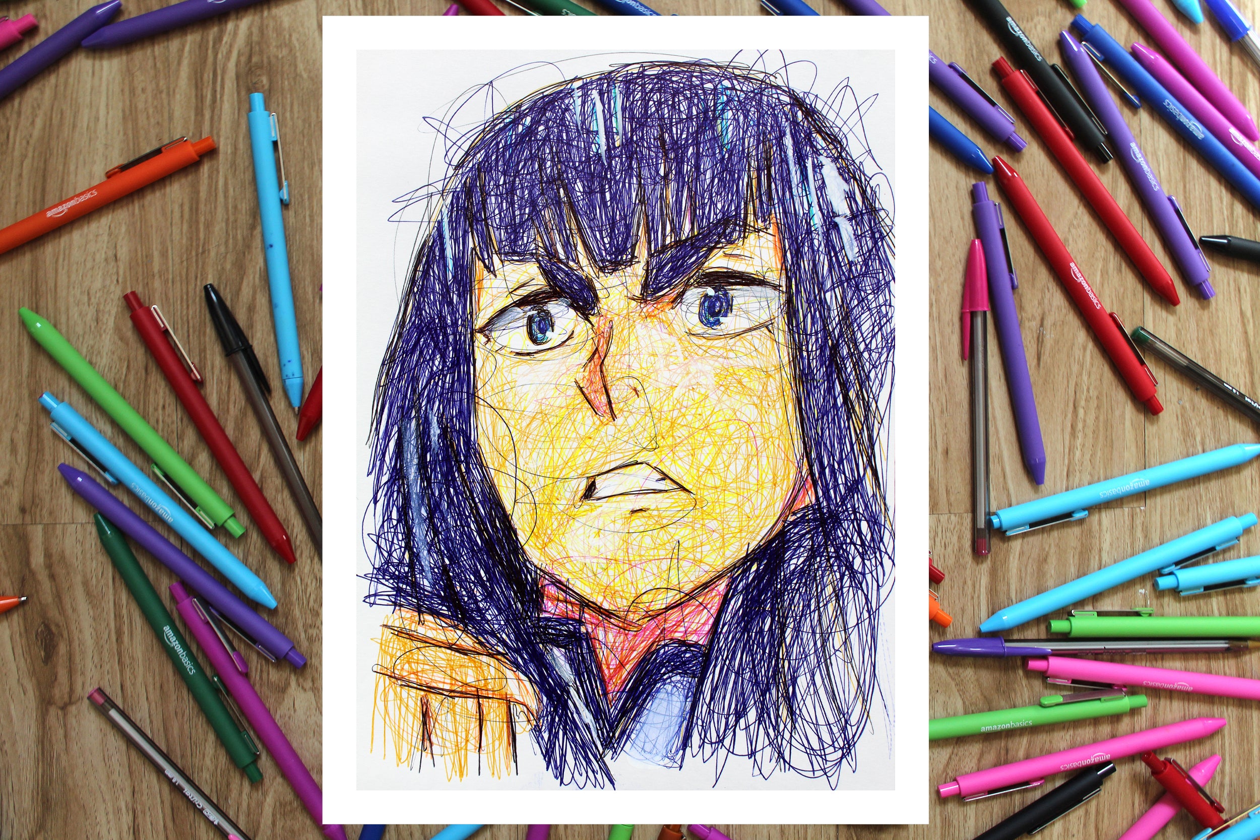 Satsuki Kiryuin Ballpoint Pen Print