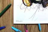 Morton Koopa Ballpoint Pen Scribble Art Print-Cody James by Cody